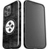 NFL Pittsburgh Steelers Black & White iPhone 13 Pro Max Impact Case