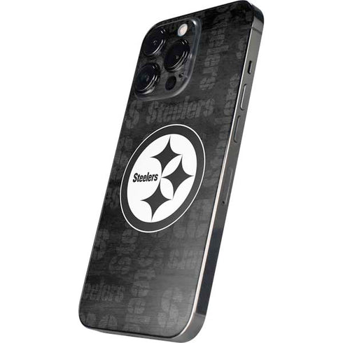 NFL Pittsburgh Steelers Black & White iPhone 13 Pro Max Skin