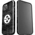 NFL Pittsburgh Steelers Black & White iPhone 15 Plus Impact Case