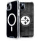 NFL Pittsburgh Steelers Black & White iPhone 15 MagSafe Case
