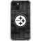 NFL Pittsburgh Steelers Black & White iPhone 15 Plus Clear Case