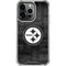 NFL Pittsburgh Steelers Black & White iPhone 15 Pro Clear Case
