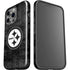 NFL Pittsburgh Steelers Black & White iPhone 15 Pro Impact Case