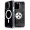NFL Pittsburgh Steelers Black & White iPhone 14 Pro MagSafe Case