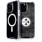 NFL Pittsburgh Steelers Black & White iPhone 15 Pro Max MagSafe Case
