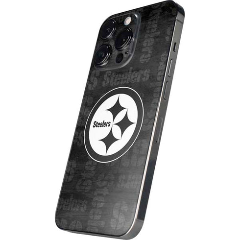 NFL Pittsburgh Steelers Black & White iPhone 14 Pro Max Skin