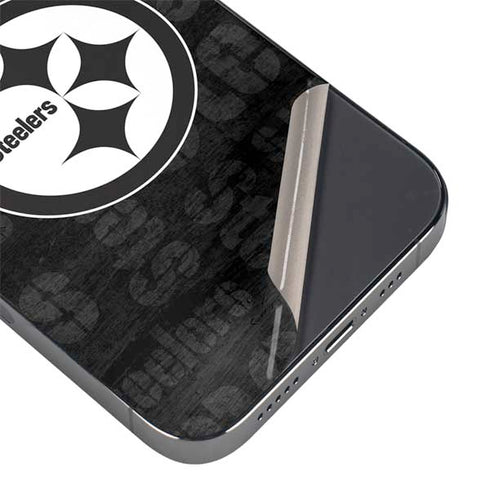 NFL Pittsburgh Steelers Black & White iPhone 14 Pro Max Skin