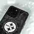 NFL Pittsburgh Steelers Black & White iPhone 14 Pro Max Waterproof Case