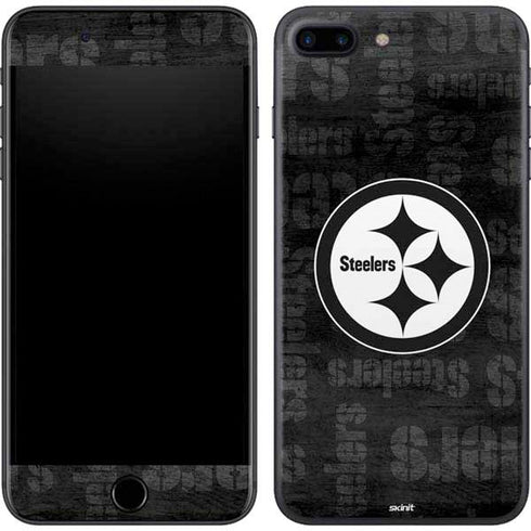 NFL Pittsburgh Steelers Black & White iPhone 8 Plus Skin