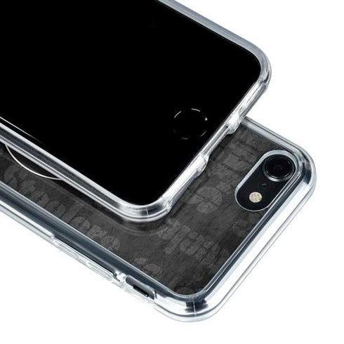 NFL Pittsburgh Steelers Black & White iPhone SE (2nd & 3rd Gen) Clear Case