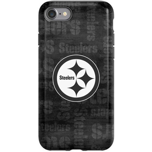 NFL Pittsburgh Steelers Black & White iPhone SE (2nd & 3rd Gen) Pro Case