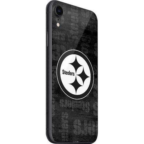 NFL Pittsburgh Steelers Black & White iPhone SE (2nd & 3rd Gen) Skin