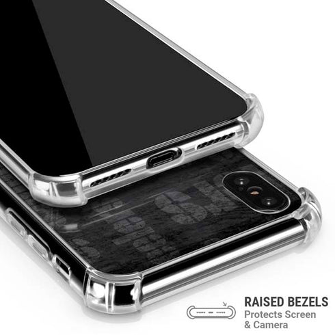 NFL Pittsburgh Steelers Black & White iPhone X/XS Clear Case