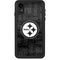 NFL Pittsburgh Steelers Black & White iPhone XR Waterproof Case