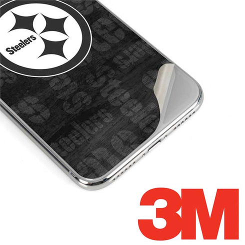 NFL Pittsburgh Steelers Black & White iPhone XS Max Skin