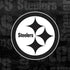 NFL Pittsburgh Steelers Black & White iPhone XS Skin