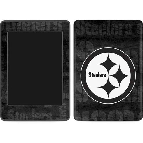 NFL Pittsburgh Steelers Black & White Amazon Kindle Skin