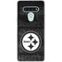 NFL Pittsburgh Steelers Black & White LG Stylo 6 Clear Case