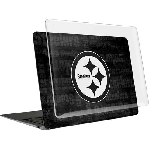 NFL Pittsburgh Steelers Black & White MacBook Air 13in (2020) Case plus Skin
