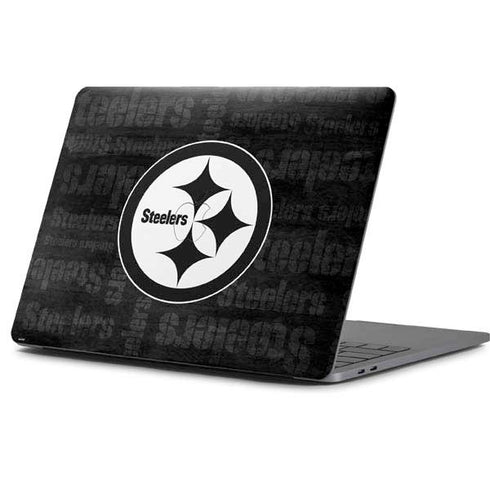 NFL Pittsburgh Steelers Black & White Apple MacBook Pro 13-inch Skin