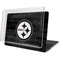 NFL Pittsburgh Steelers Black & White MacBook Pro 13in (2020) Case plus Skin