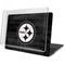NFL Pittsburgh Steelers Black & White MacBook Pro 15in (2016-19) Case plus Skin