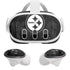 NFL Pittsburgh Steelers Black & White Meta Quest 3 Skin