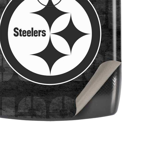 NFL Pittsburgh Steelers Black & White Motorola RAZR Skin