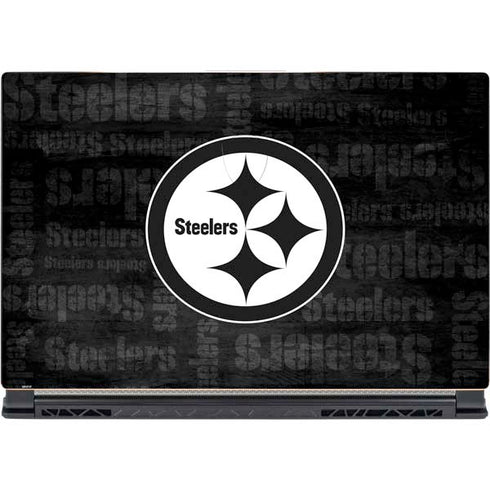 NFL Pittsburgh Steelers Black & White MSI GS65 Stealth Laptop Skin