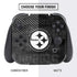 NFL Pittsburgh Steelers Black & White Nintendo Switch Bundle Skin