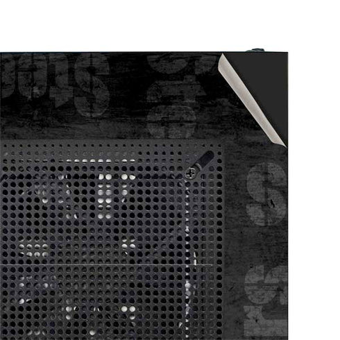 NFL Pittsburgh Steelers Black & White NZXT H510 Compact ATX Mid-Tower Case Skin
