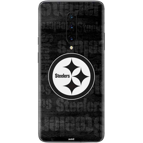 NFL Pittsburgh Steelers Black & White OnePlus 7 Pro Skin