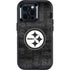 NFL Pittsburgh Steelers Black & White Otterbox Defender iPhone Skin