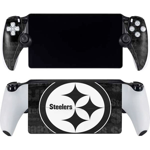 NFL Pittsburgh Steelers Black & White PlayStation Portal Remote Player Skin