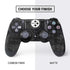 NFL Pittsburgh Steelers Black & White PS4 Controller Skin