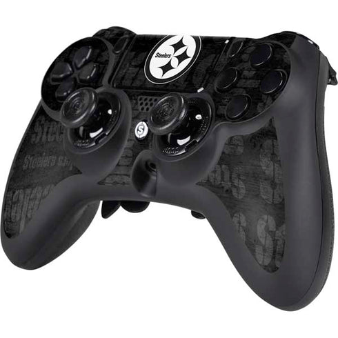 NFL Pittsburgh Steelers Black & White PS4/PC SCUF Impact Controller Skin