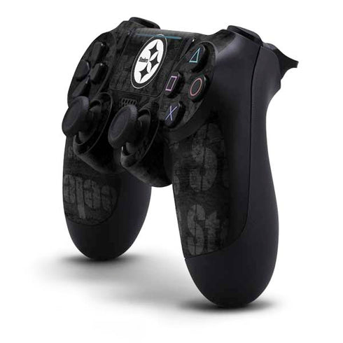 NFL Pittsburgh Steelers Black & White PS4 Pro/Slim Controller Skin