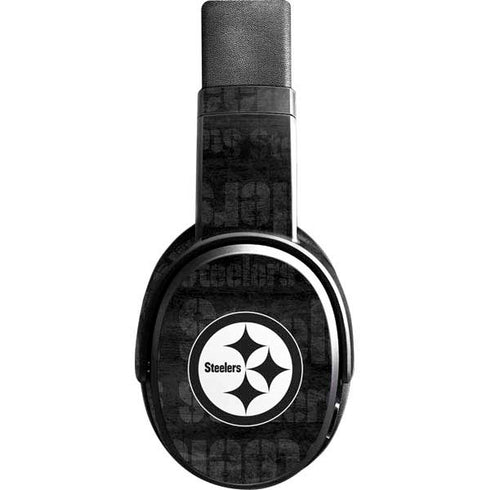 NFL Pittsburgh Steelers Black & White Skullcandy Crusher Wireless Skin