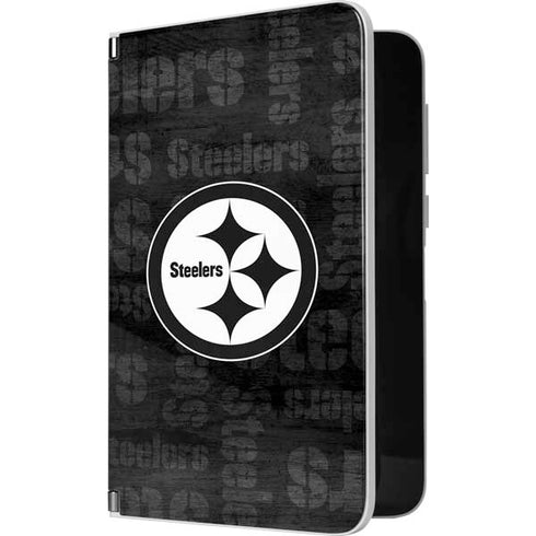 NFL Pittsburgh Steelers Black & White Surface Duo Skin