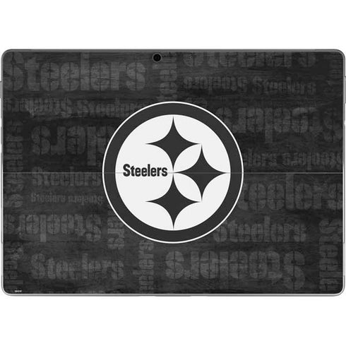 NFL Pittsburgh Steelers Black & White Surface Pro 9 Skin