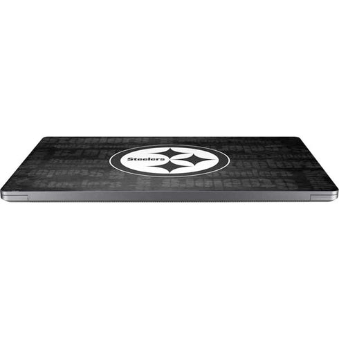 NFL Pittsburgh Steelers Black & White Universal Laptop 13in (10.6 x 7.6in) Skin