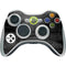 NFL Pittsburgh Steelers Black & White Xbox 360 Wireless Controller Skin