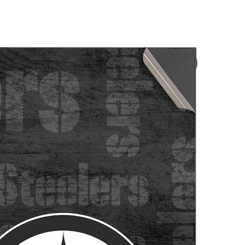 NFL Pittsburgh Steelers Black & White Xbox Series X Console Skin