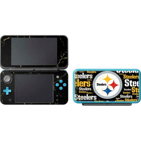 NFL Pittsburgh Steelers Black Blast Nintendo 2DS XL (2017) Skin
