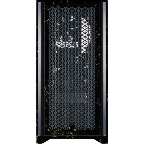 NFL Pittsburgh Steelers Black Blast Corsair 4000D Tempered Glass Mid-Tower ATX Case Skin