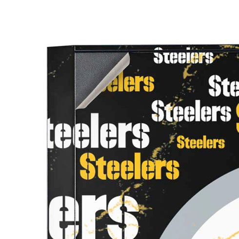 NFL Pittsburgh Steelers Black Blast Corsair 4000D Tempered Glass Mid-Tower ATX Case Skin