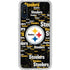 NFL Pittsburgh Steelers Black Blast Galaxy A10e Clear Case
