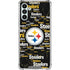 NFL Pittsburgh Steelers Black Blast Galaxy A13 5G Clear Case