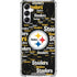 NFL Pittsburgh Steelers Black Blast Galaxy A14 5G Clear Case