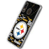 NFL Pittsburgh Steelers Black Blast Galaxy A20 Clear Case